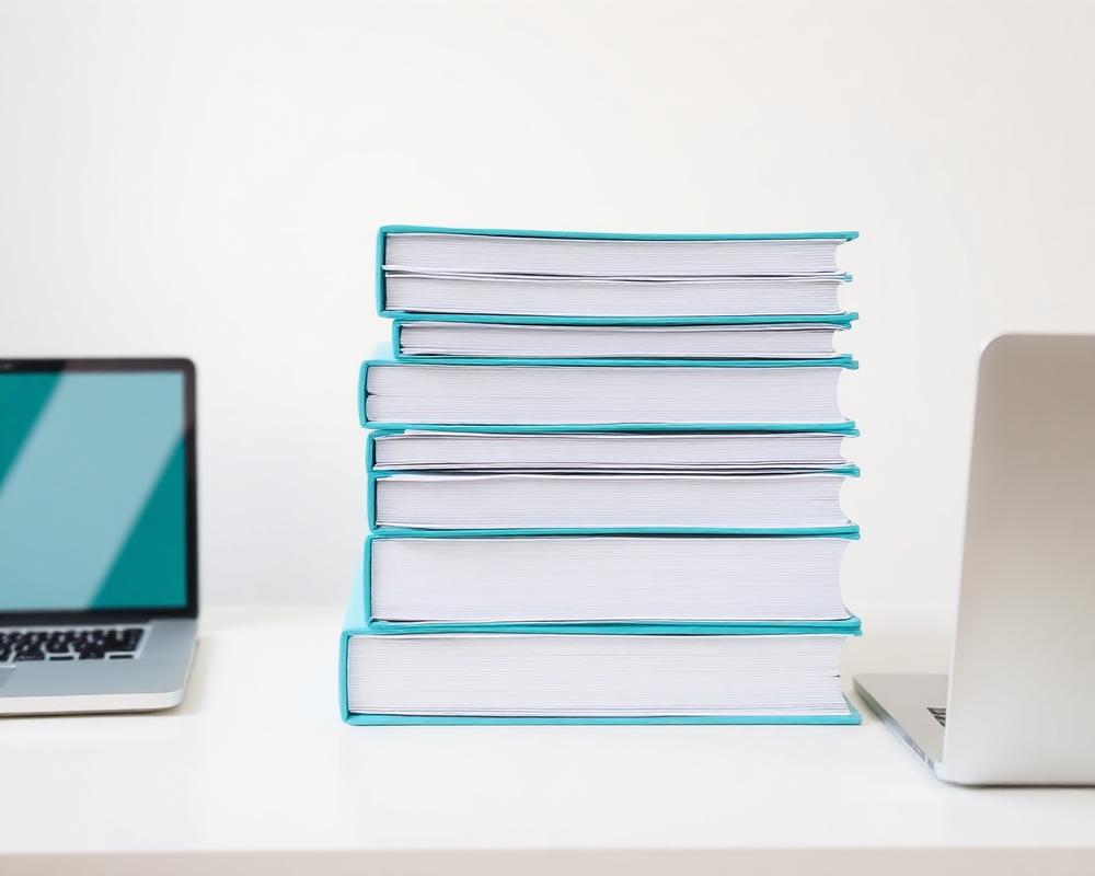 Compliance documentation on a modern desk